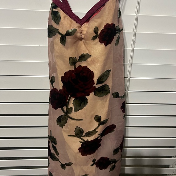 Weissman Other - Weissman Floral Kids Dance Costume - Burgundy and Cream